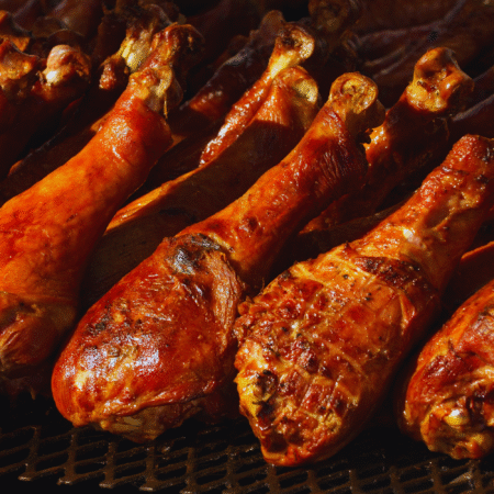 Smoked BBQ Turkey Legs