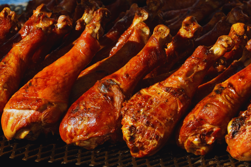 Smoked BBQ Turkey Legs